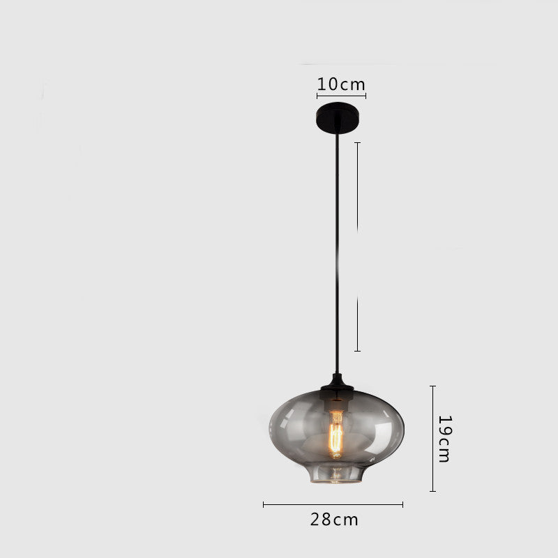 Dining Room Chandelier Art Lighting Glass Single Head Small Chandelier LED Lamps