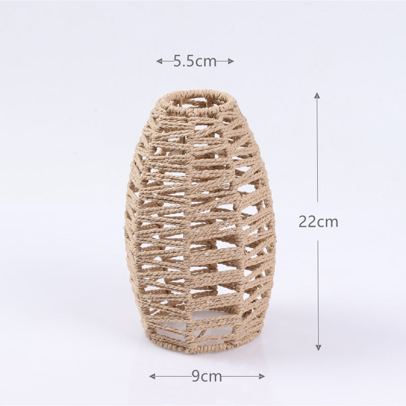 Creative Paper String Woven Lamps