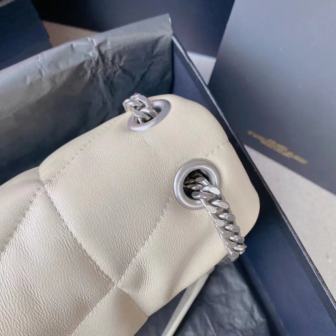 Elegant Women Chain Bag Soft Sheepskin Genuine