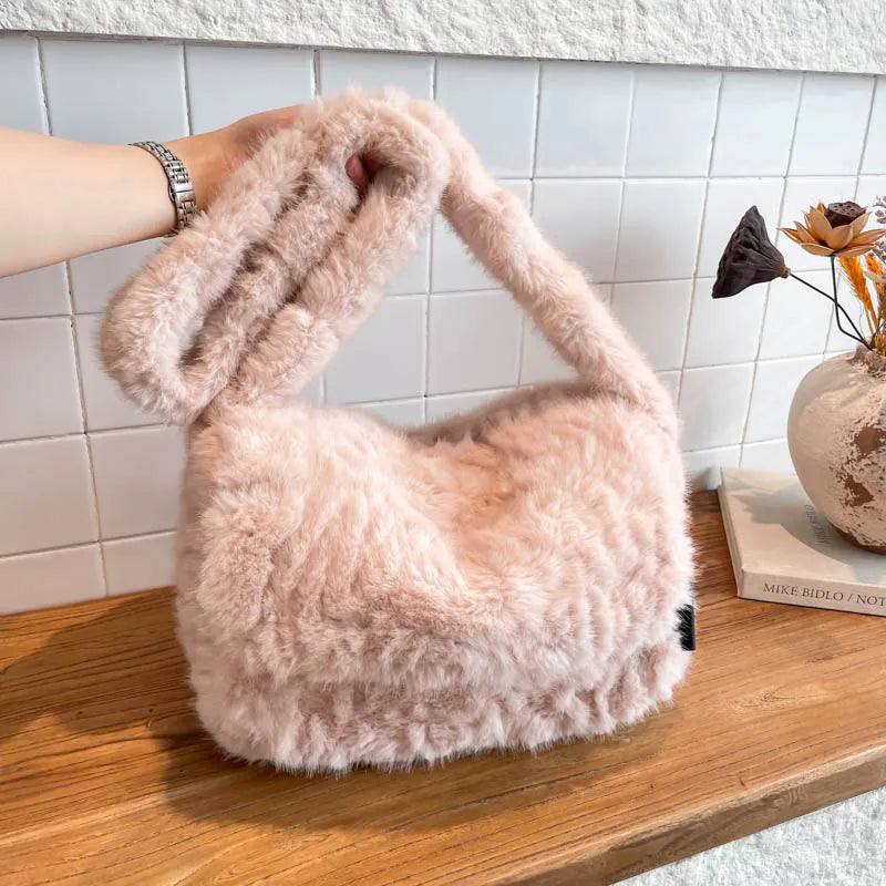 Winter New Fluffy Crossbody Bag Women