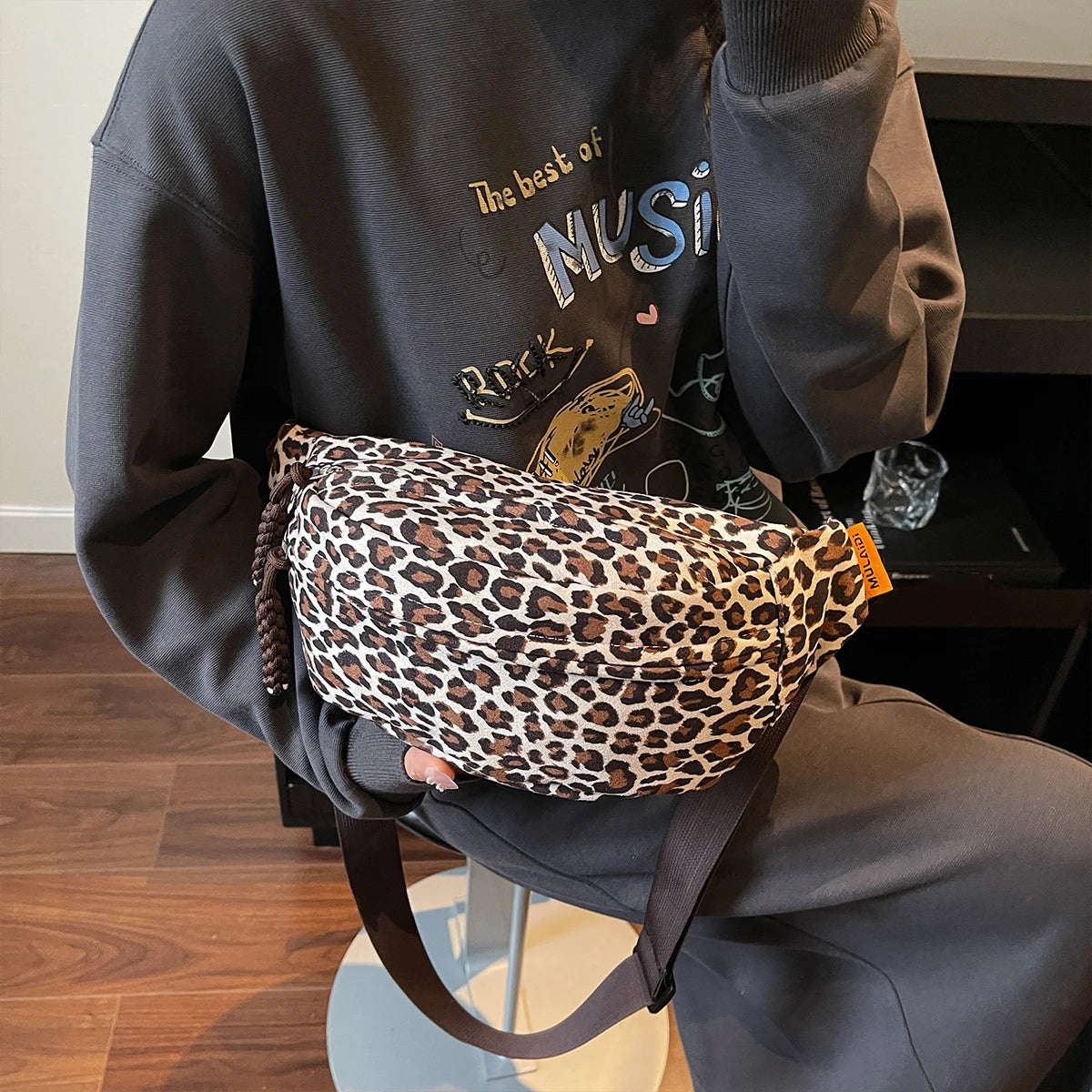 Fashion Crossbody Bag, Trendy Sporty Multifunctional Waist Bag