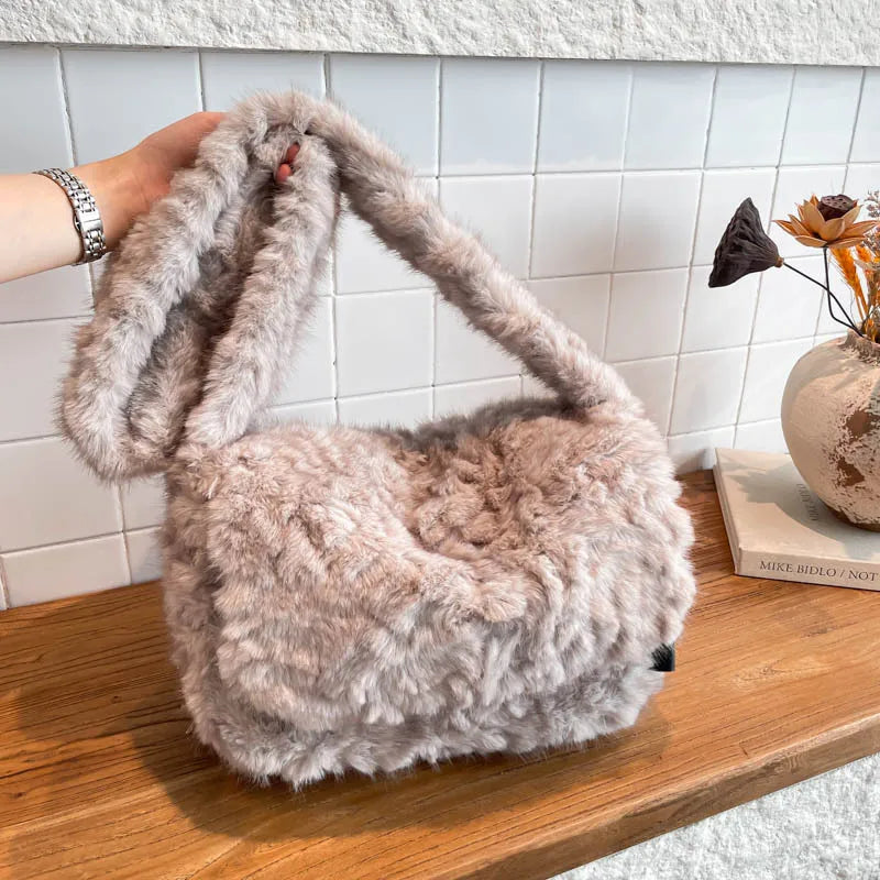 Winter New Fluffy Crossbody Bag Women