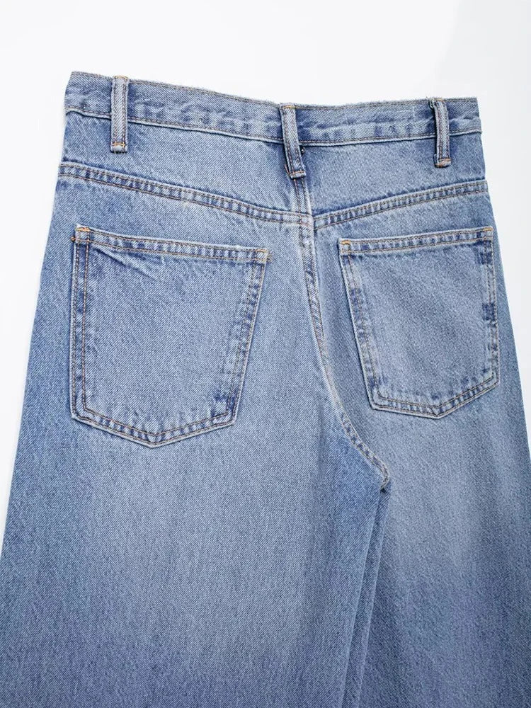 Jeans new basic models versatile fashion straight trousers trousers