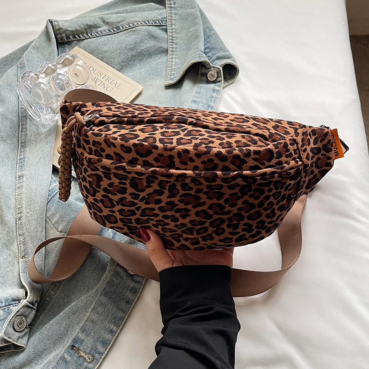 Fashion Crossbody Bag, Trendy Sporty Multifunctional Waist Bag