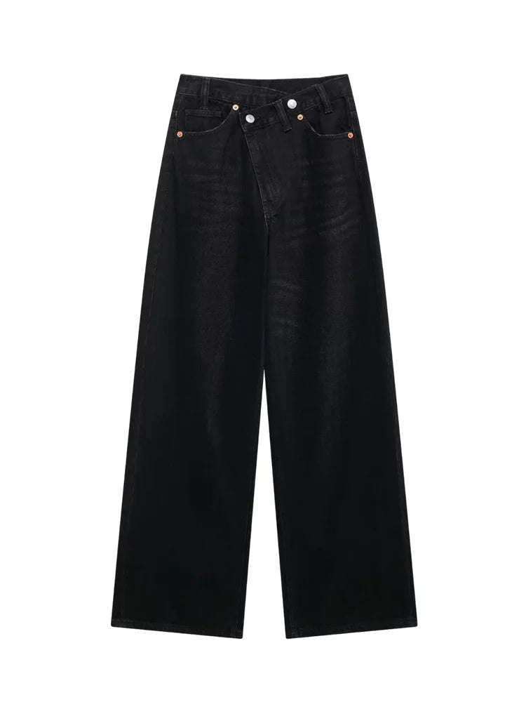 Jeans new basic models versatile fashion straight trousers trousers