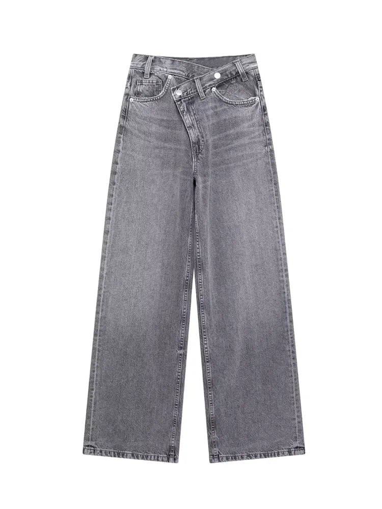 Jeans new basic models versatile fashion straight trousers trousers