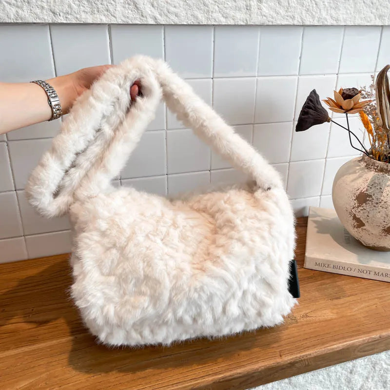 Winter New Fluffy Crossbody Bag Women