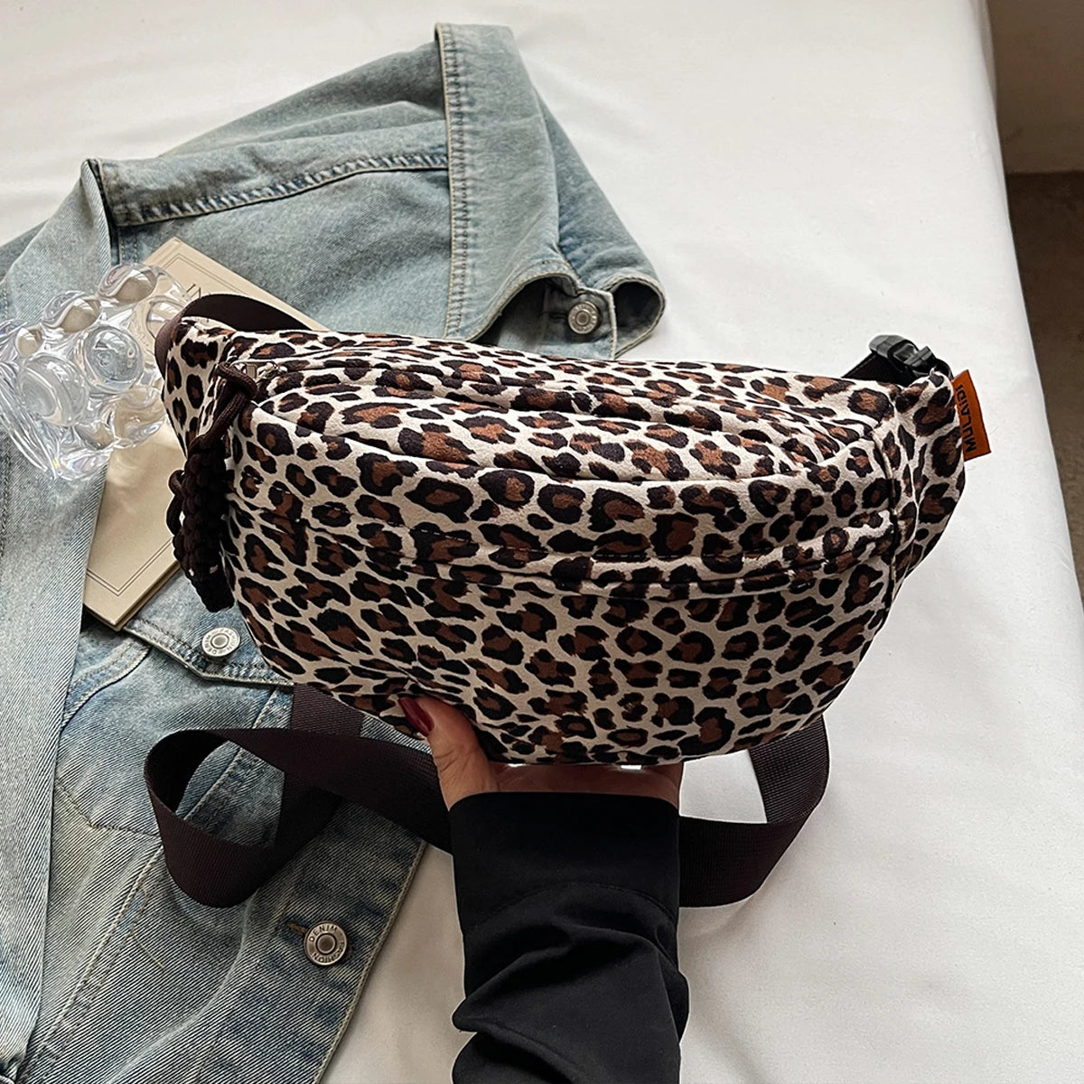 Fashion Crossbody Bag, Trendy Sporty Multifunctional Waist Bag