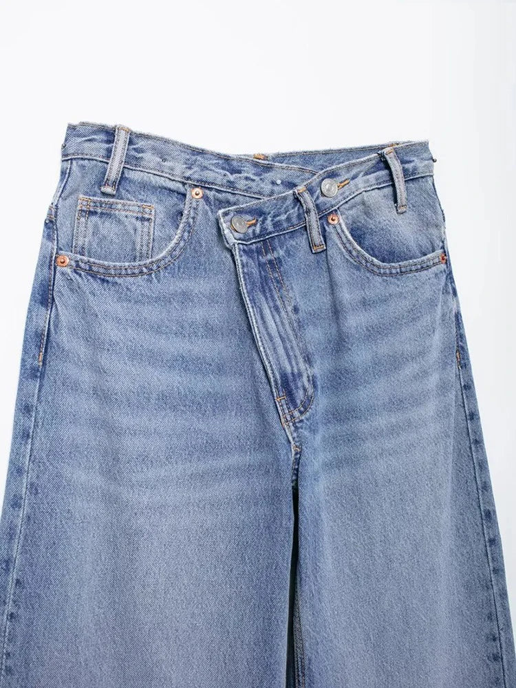 Jeans new basic models versatile fashion straight trousers trousers