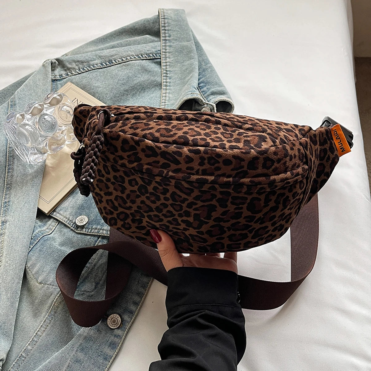 Fashion Crossbody Bag, Trendy Sporty Multifunctional Waist Bag