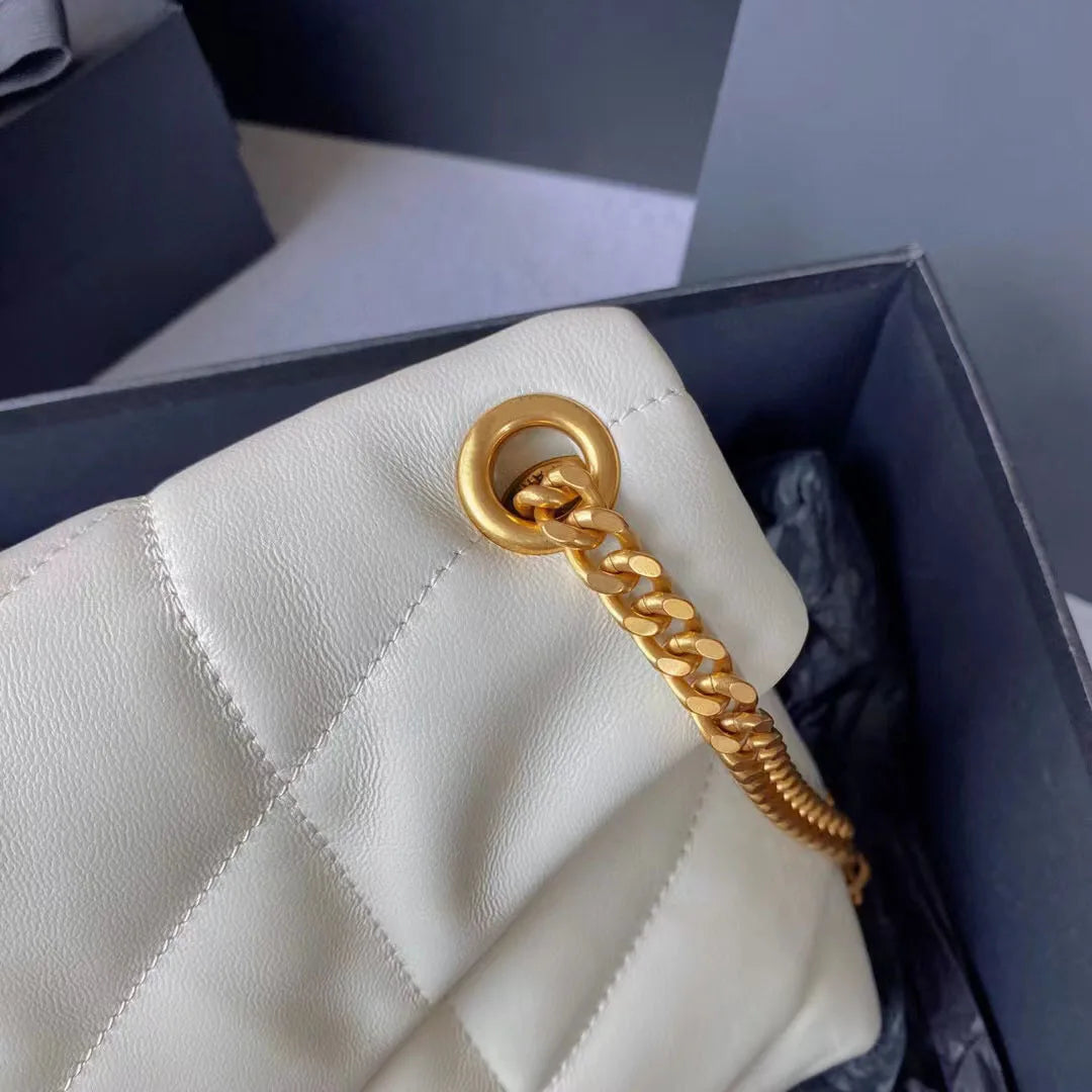 Elegant Women Chain Bag Soft Sheepskin Genuine