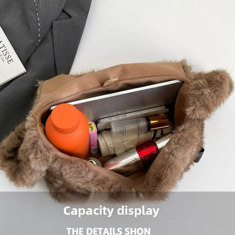 Winter New Fluffy Crossbody Bag Women