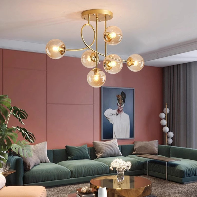 Creative Geometric Living Room Restaurant Home Lamps